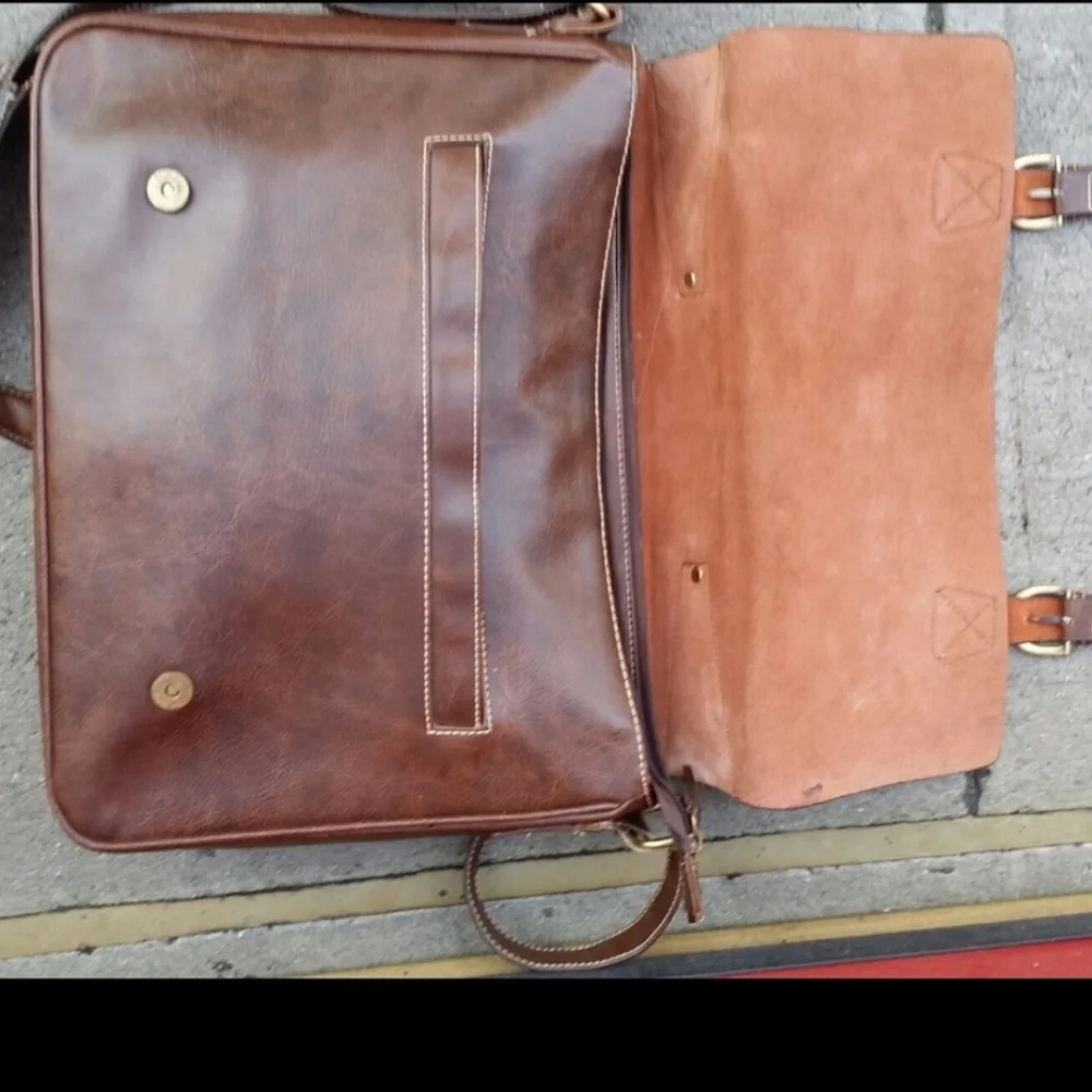 Brown Leather Men's Bag